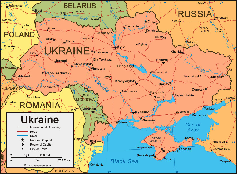 ukraine map